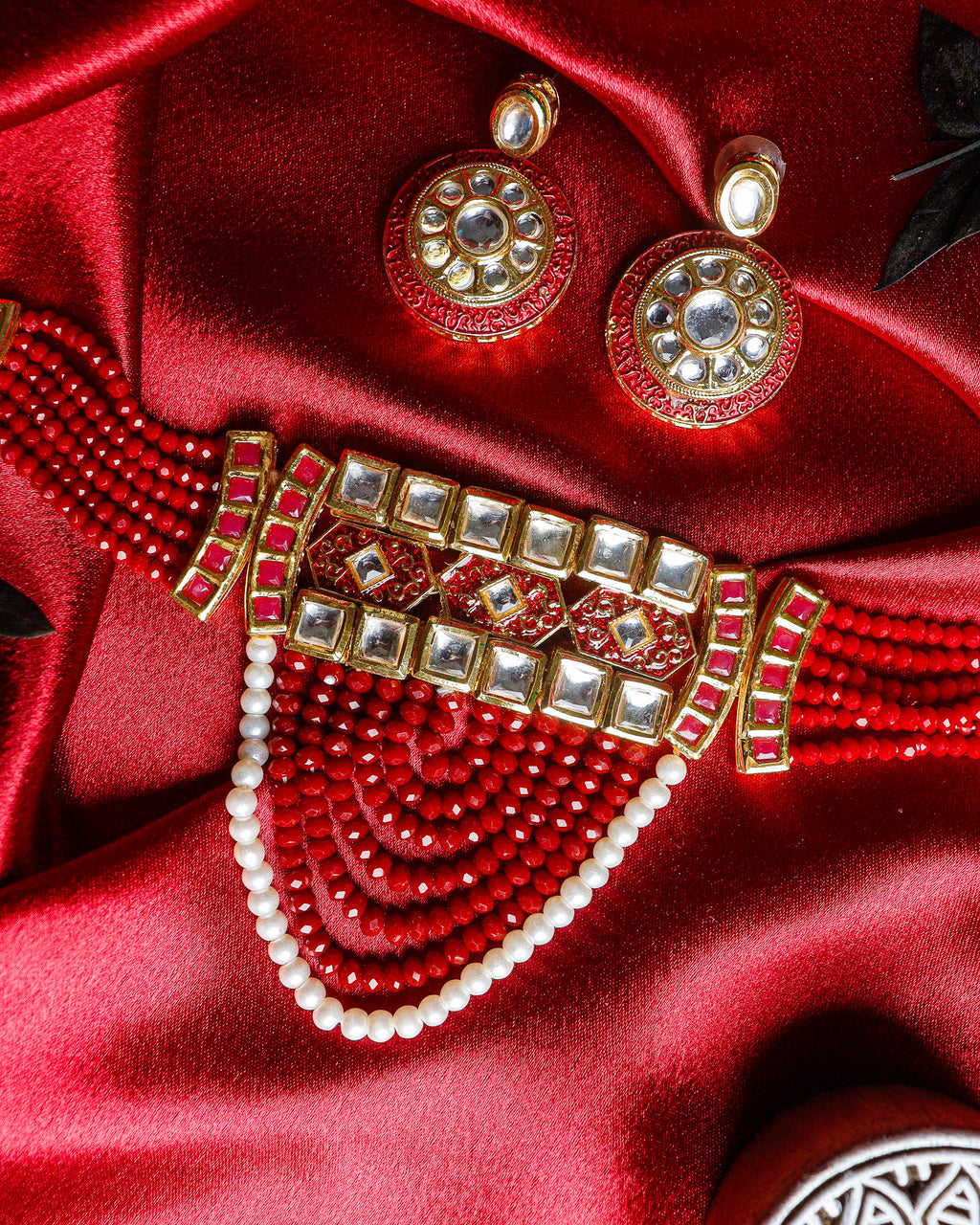 Royal Red Pearl Set